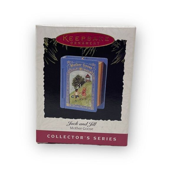Hallmark Mother Goose #3 Jack and Jill Keepsake Ornament Original Box 1995 Used - Picture 7 of 10